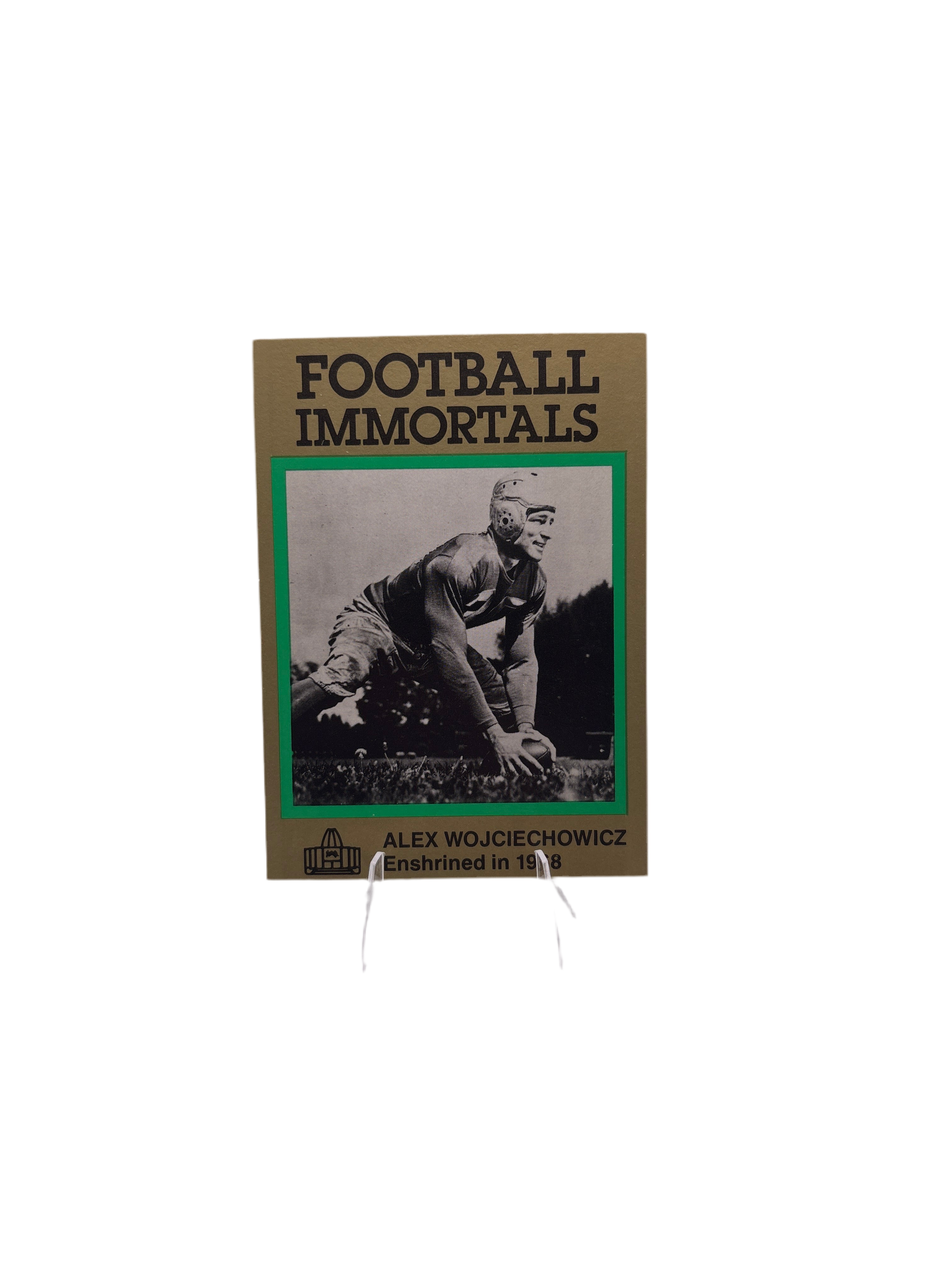 Football Immortals Alex Wojciechowicz