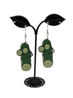 Cucumber earrings