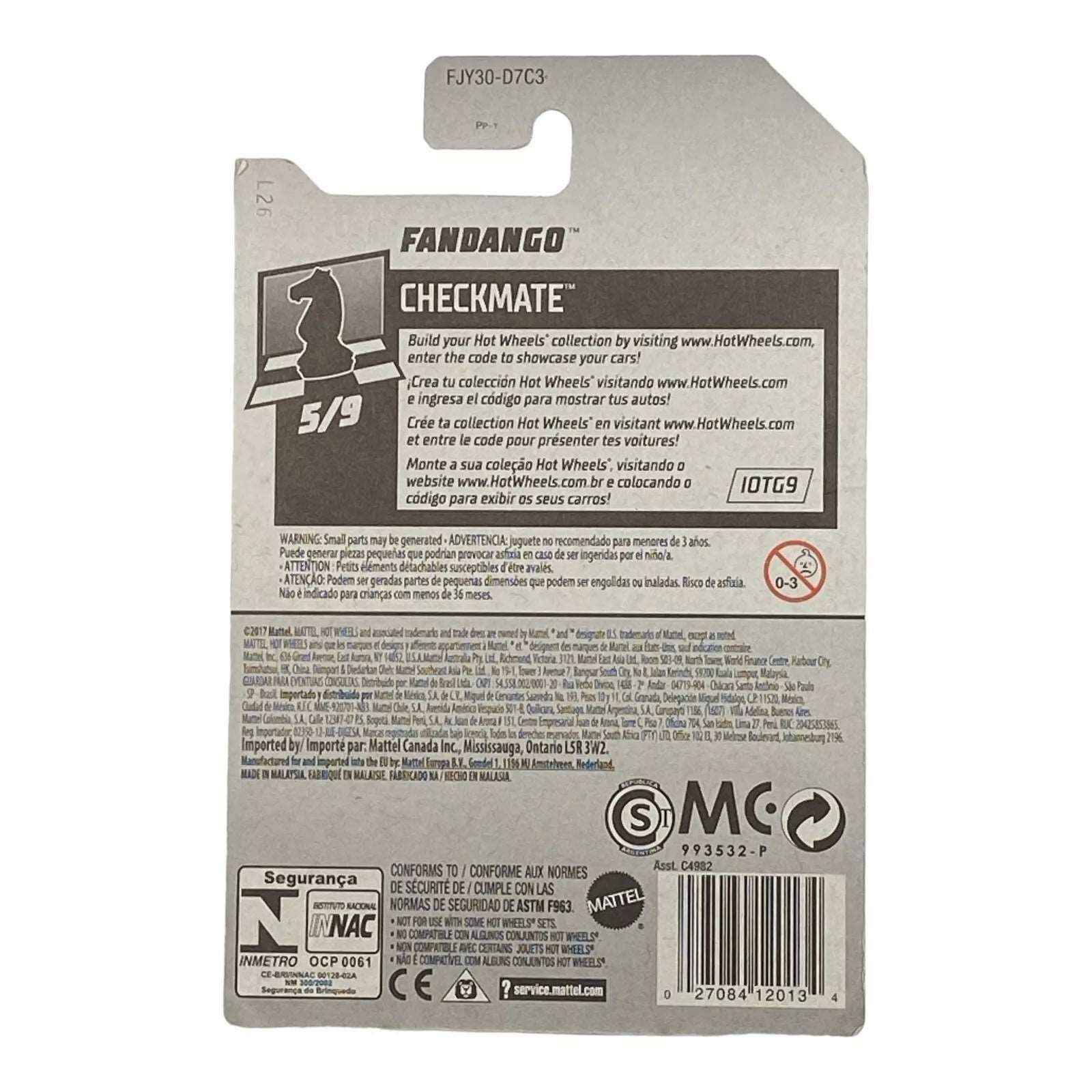 Hot Wheels Fandango - Checkmate Series 5/9 Secondary image