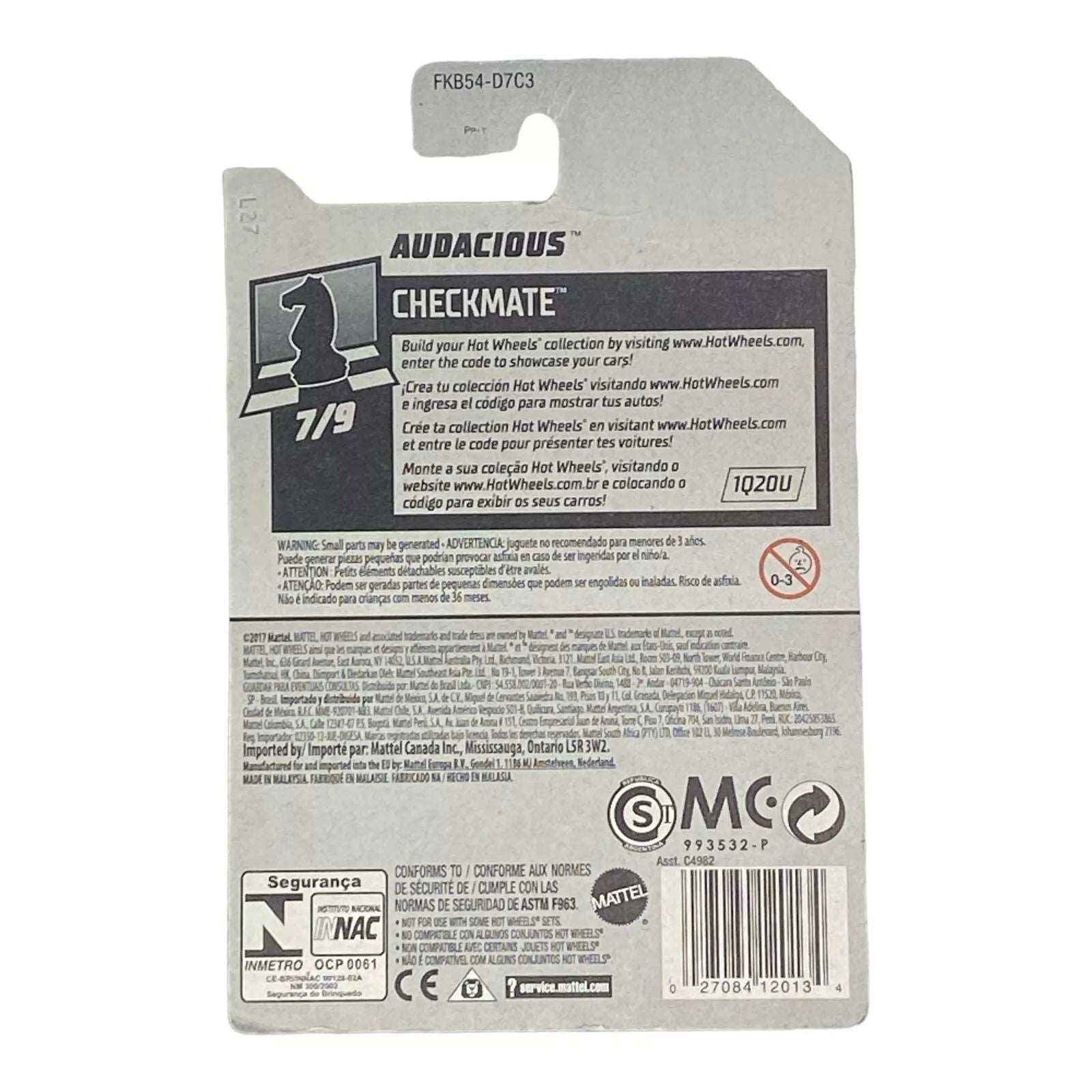 Hot Wheels Audacious - Checkmate Series 7/9 Secondary image