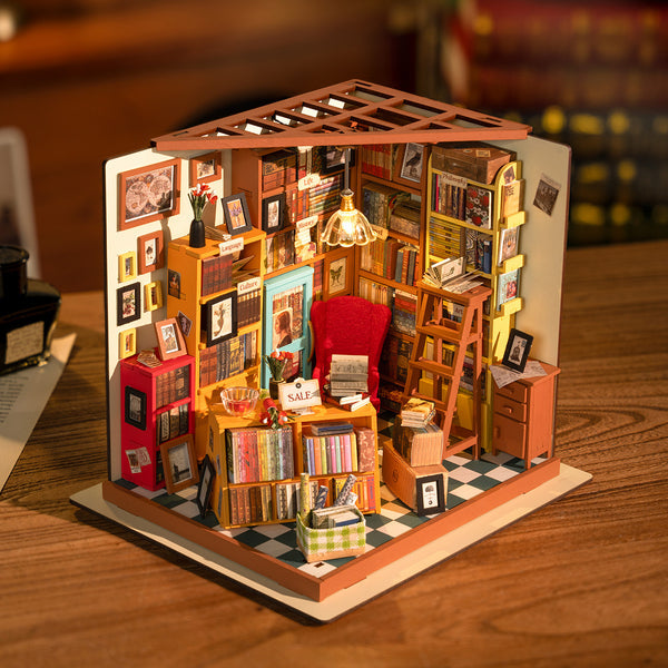 Rolife - Sam's Study Library DIY Miniature House Kit DG102