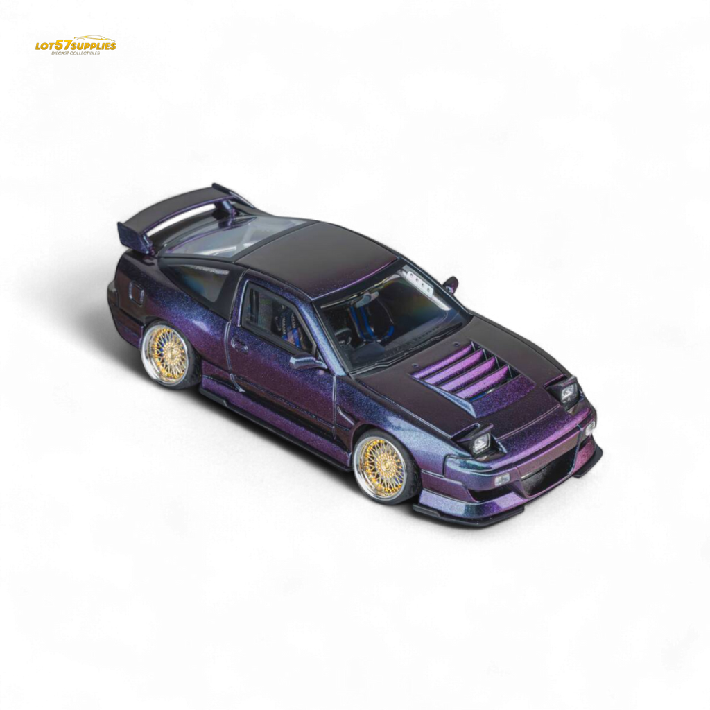 MicroTurbo Custom 180SX Spirit Rei - Purple Chameleon GMHS 2025 Special Edition 1:64