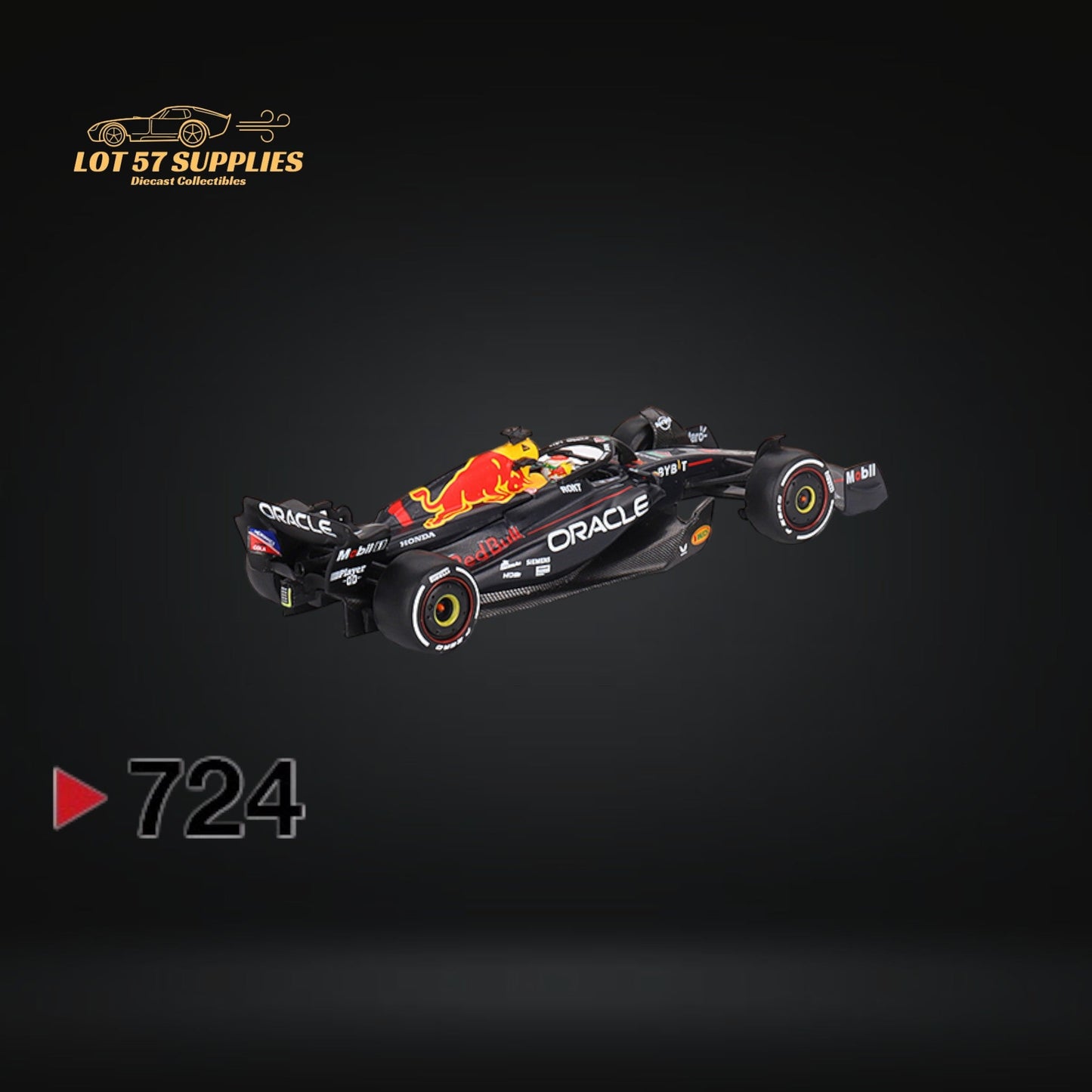 (Pre-Order) Mini-GT Oracle Red Bull Racing RB19 #1 Max Verstappen 2023 F1 2023 Bahrain GP Winner #724 1:64 MGT00724 - Collectors World Toys