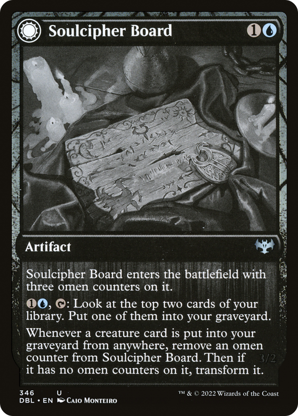 Soulcipher Board // Cipherbound Spirit (DBL-346) - Innistrad: Double Feature: (Double Faced Transform)
