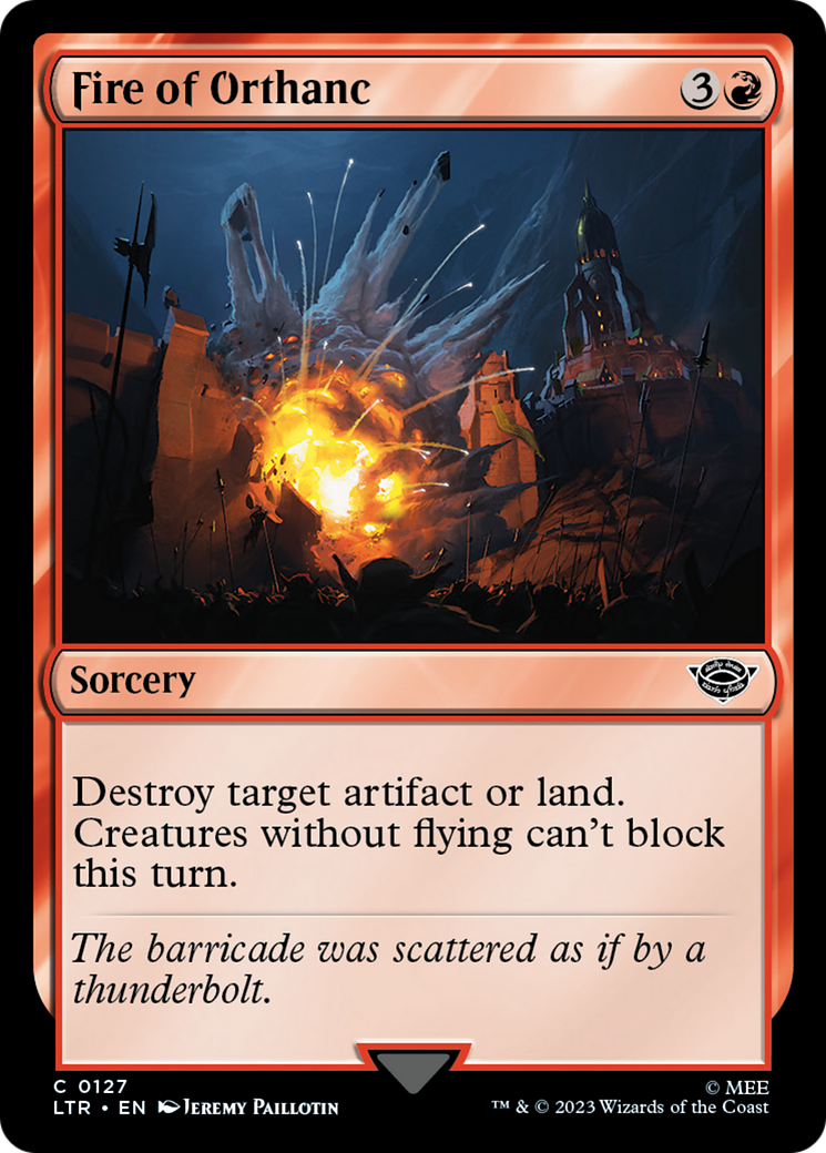 Fire of Orthanc (LTR-127) - The Lord of the Rings: Tales of Middle-earth