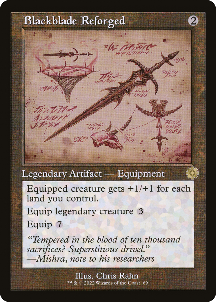 Blackblade Reforged (BRR-069) - The Brothers' War Retro Artifacts