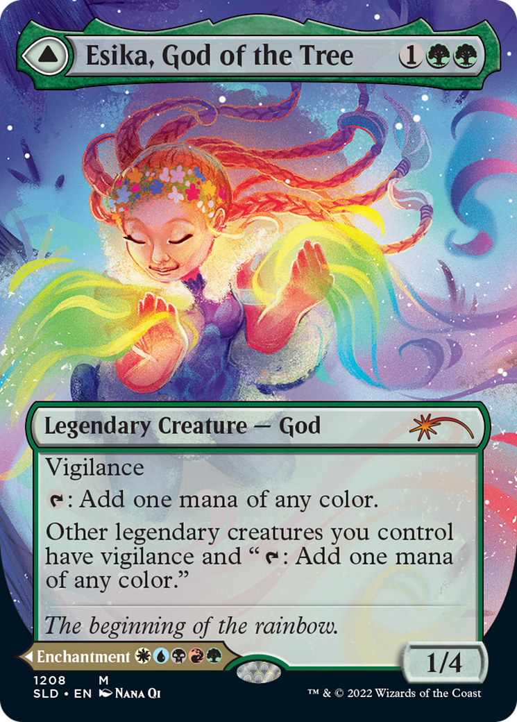 Esika, God of the Tree // The Prismatic Bridge (SLD-1208) - Secret Lair Drop (Borderless)