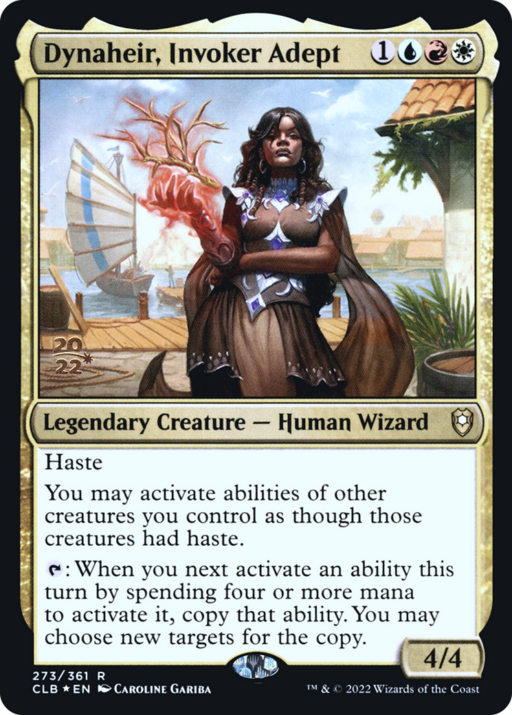Dynaheir, Invoker Adept (PRE-273) - Battle for Baldur's Gate Promos Foil