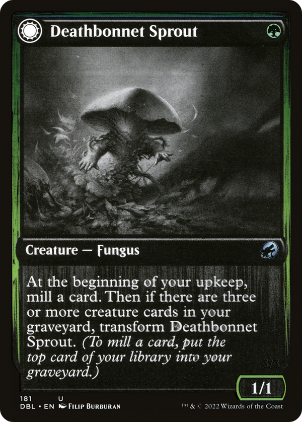 Deathbonnet Sprout // Deathbonnet Hulk (DBL-181) - Innistrad: Double Feature: (Double Faced Transform)