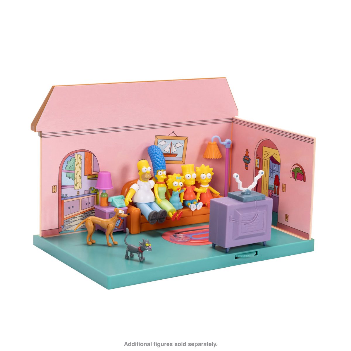 The Simpsons House Living Room Diorama Playset - Collectors World Toys