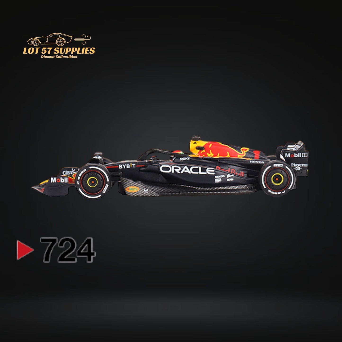 (Pre-Order) Mini-GT Oracle Red Bull Racing RB19 #1 Max Verstappen 2023 F1 2023 Bahrain GP Winner #724 1:64 MGT00724 - Collectors World Toys