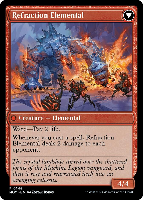 Invasion of Karsus // Refraction Elemental (MOM-146) - March of the Machine