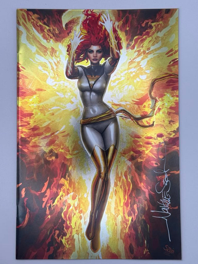 [Signed by Nathan Szerdy] [FOIL] PHOENIX #3 UNKNOWN COMICS EXCLUSIVE NATHAN SZERDY VIRGIN VAR [IN STOCK] Hover Image