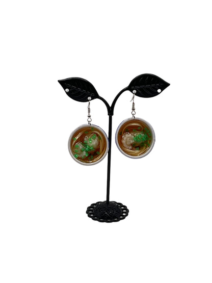Chicken soup earrings