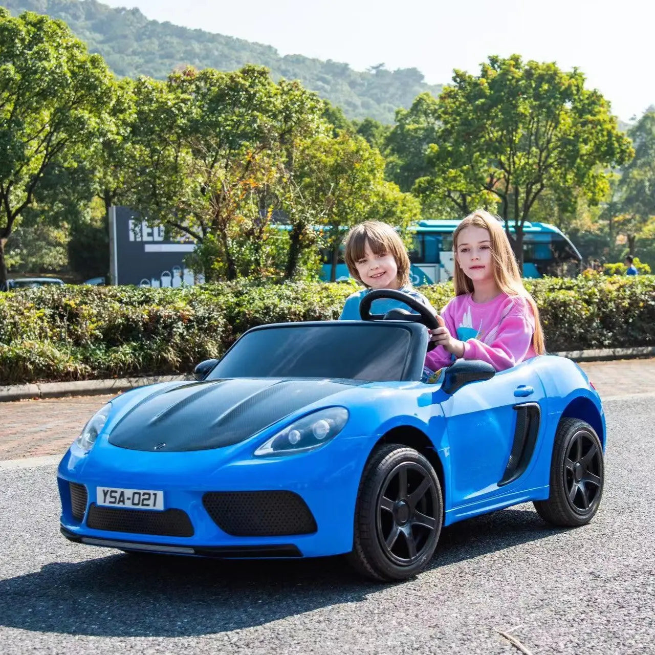 48V Freddo Rocket: World's Fastest 2-Seater Kids' Ride-On with Advanced Brushless Motor & Precision Differential Blue