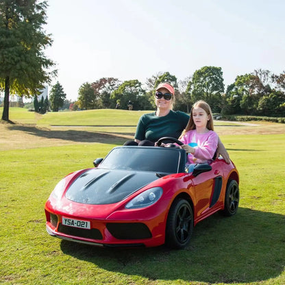 48V Freddo Rocket: World's Fastest 2-Seater Kids' Ride-On with Advanced Brushless Motor & Precision Differential Red