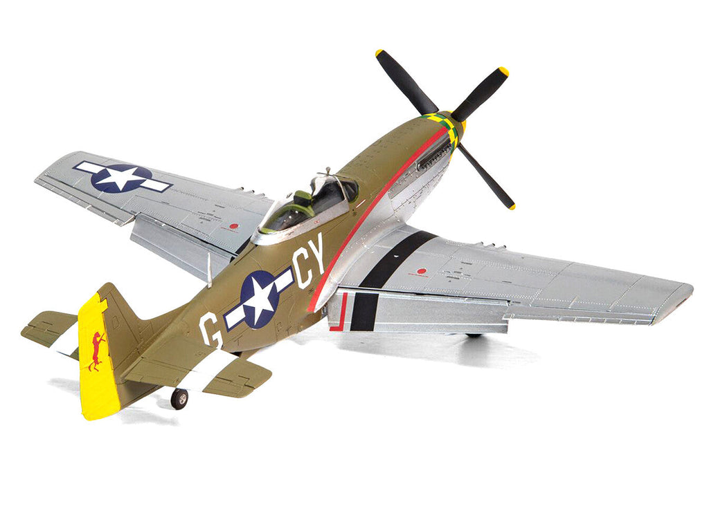 Airfix - Level 2 Model Kit North American F-51D Mustang Fighter Aircraft