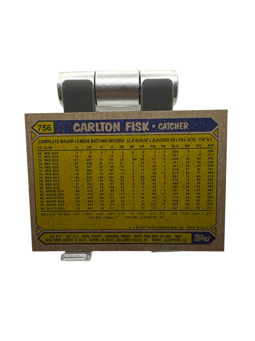 Topps Carlton Fisk