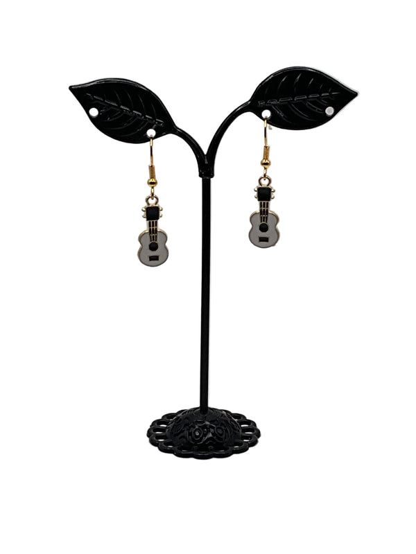 Musical instruments and note earrings