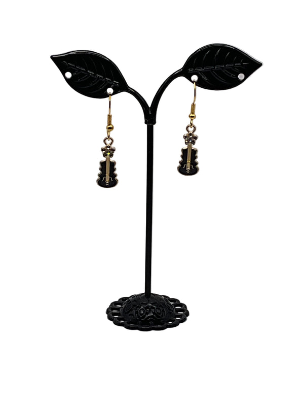 Musical instruments and note earrings