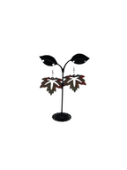 Wooden Leaf Earrings