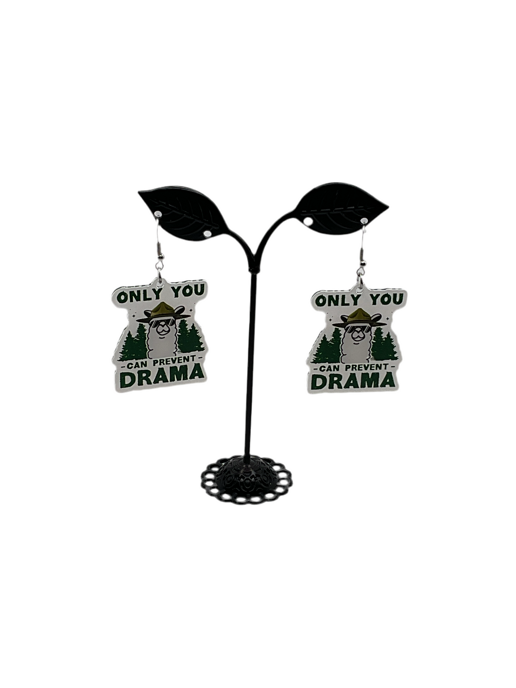 Drama llama earrings