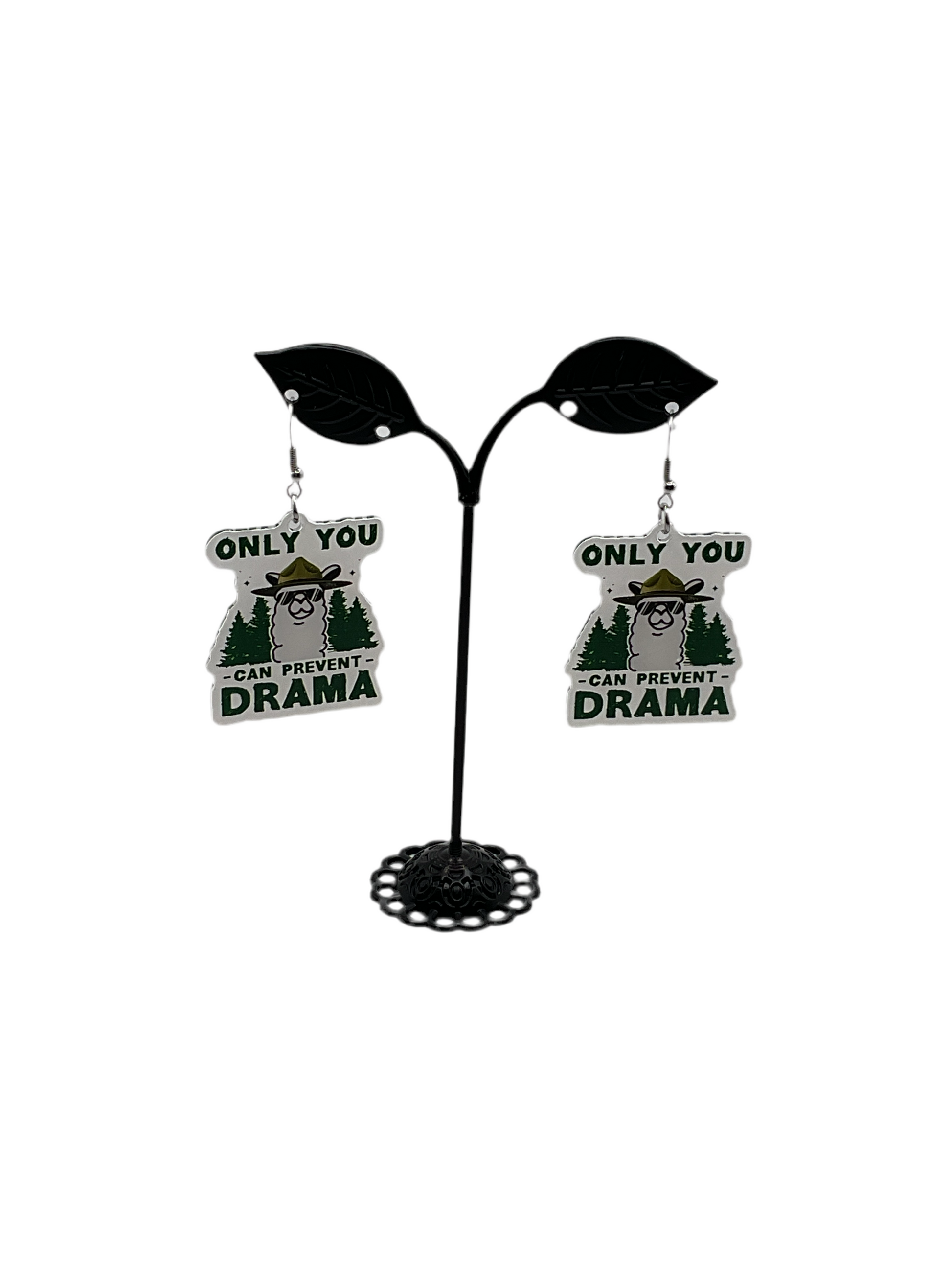 Drama llama earrings