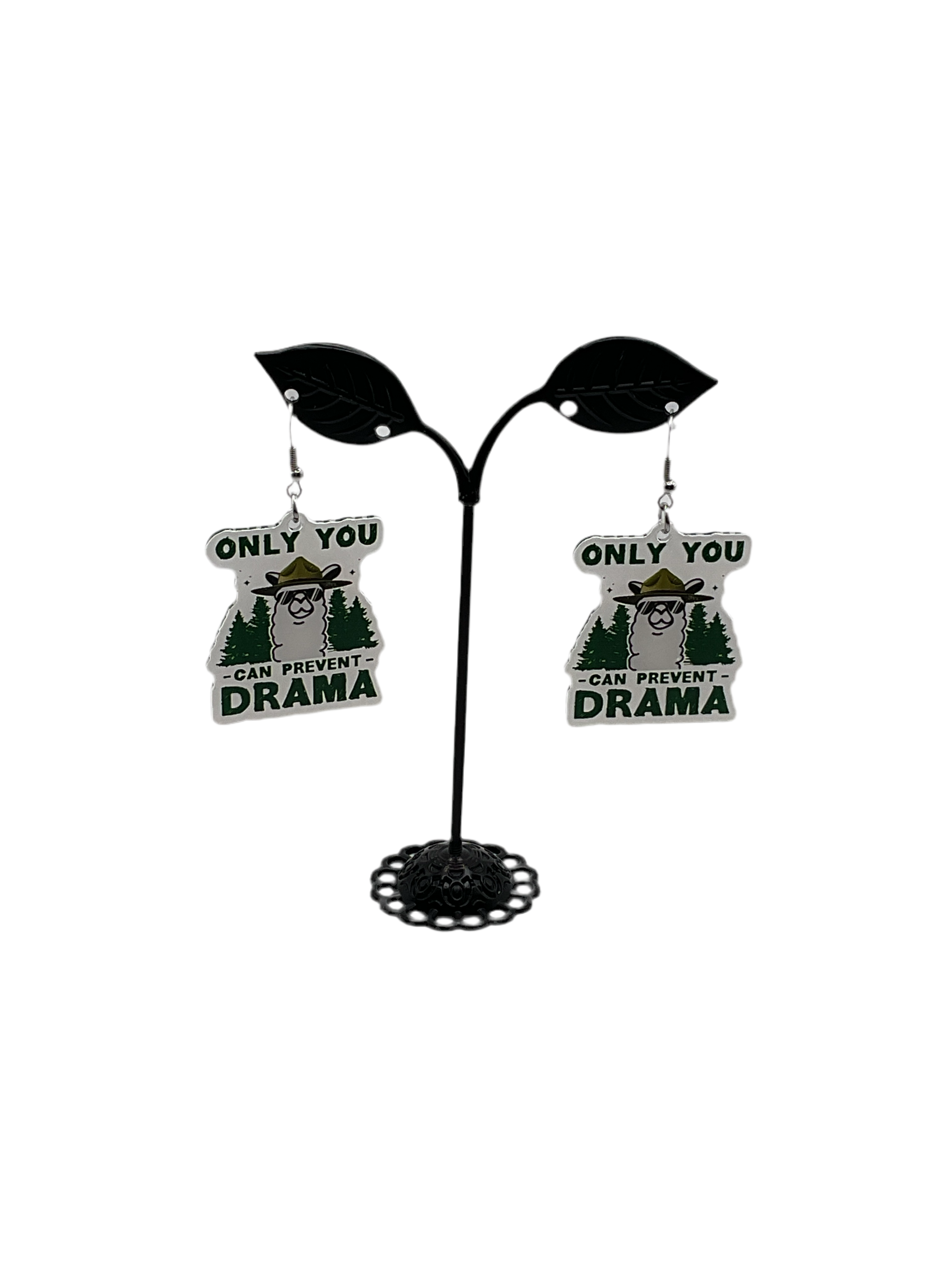 Drama llama earrings