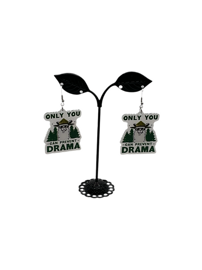 Drama llama earrings