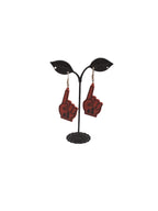 Number 1 Hand Earrings