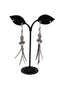 Silver earrings