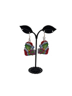 Grinch Christmas Earrings