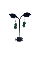 Green Snake Earrings