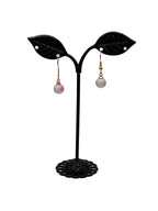 Earrings with beads