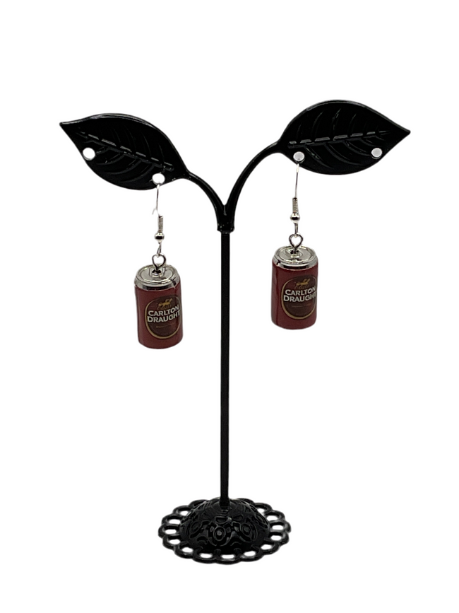 Carlton Draught Beer Earrings Hover Image