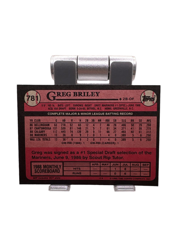 Topps Greg Briley