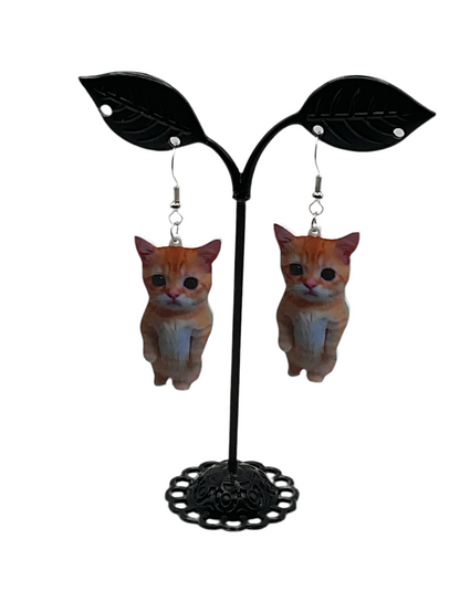 Cat earrings