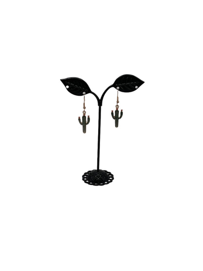 Cactus with flower Earrings
