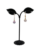 Earrings with beads