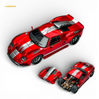 (Pre-Order) Rhino Model RM Ford GT40 - Transparent Red 1:64