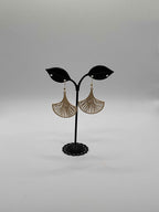 Gold Fan Earrings