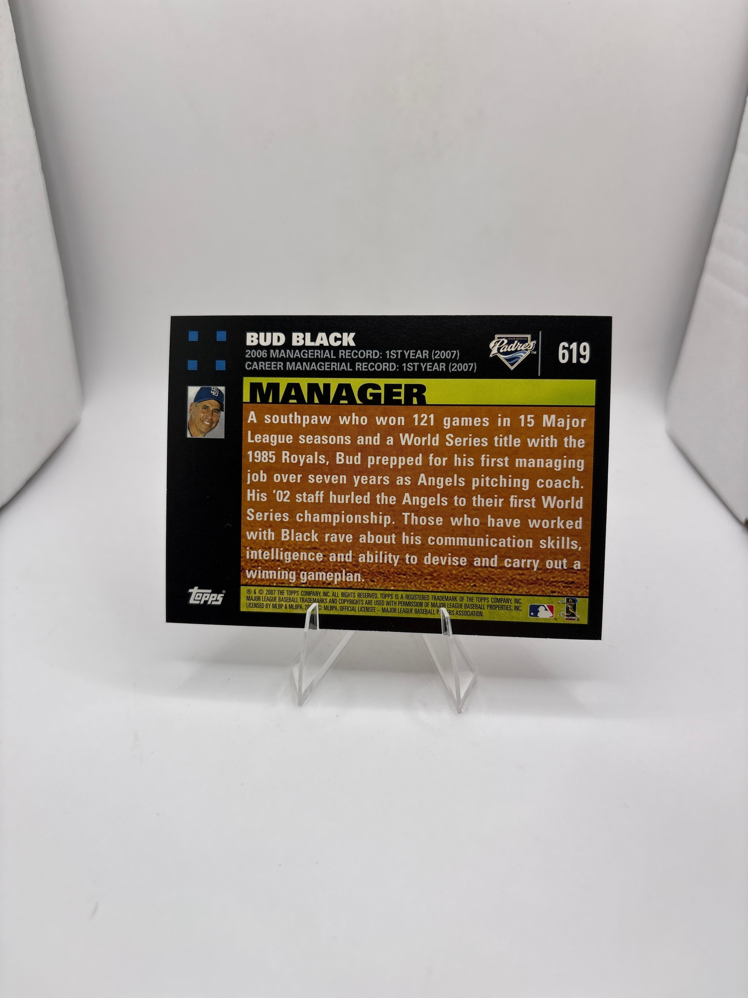 Topps Bud Black