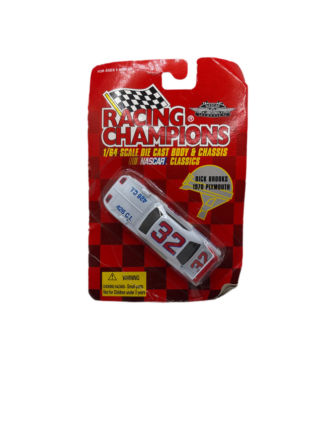 Racing Champions Dick Brooks Diecast white Hover Image