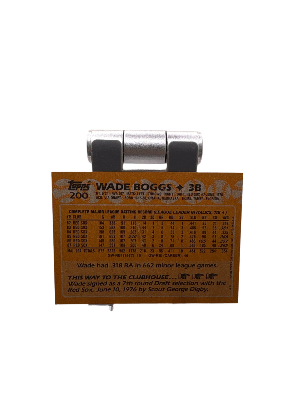 Topps Wade Boggs