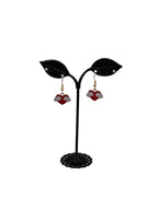 Heart with wings earrings