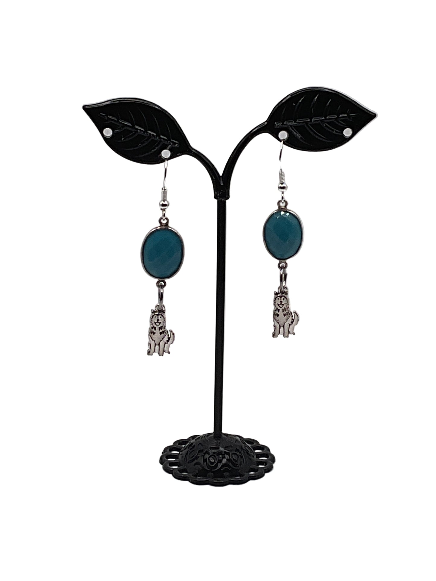 Turquoise Facet Earrings