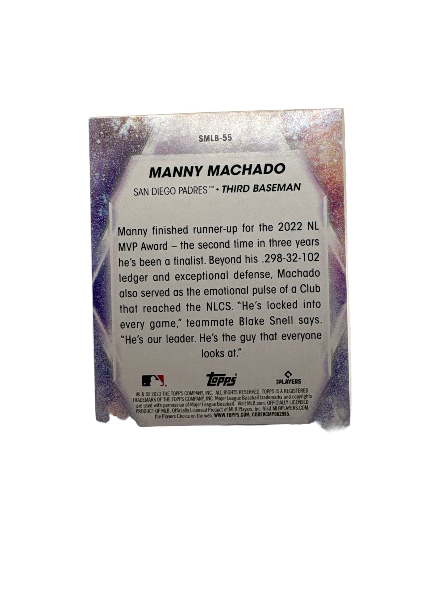 Topps Manny Machado