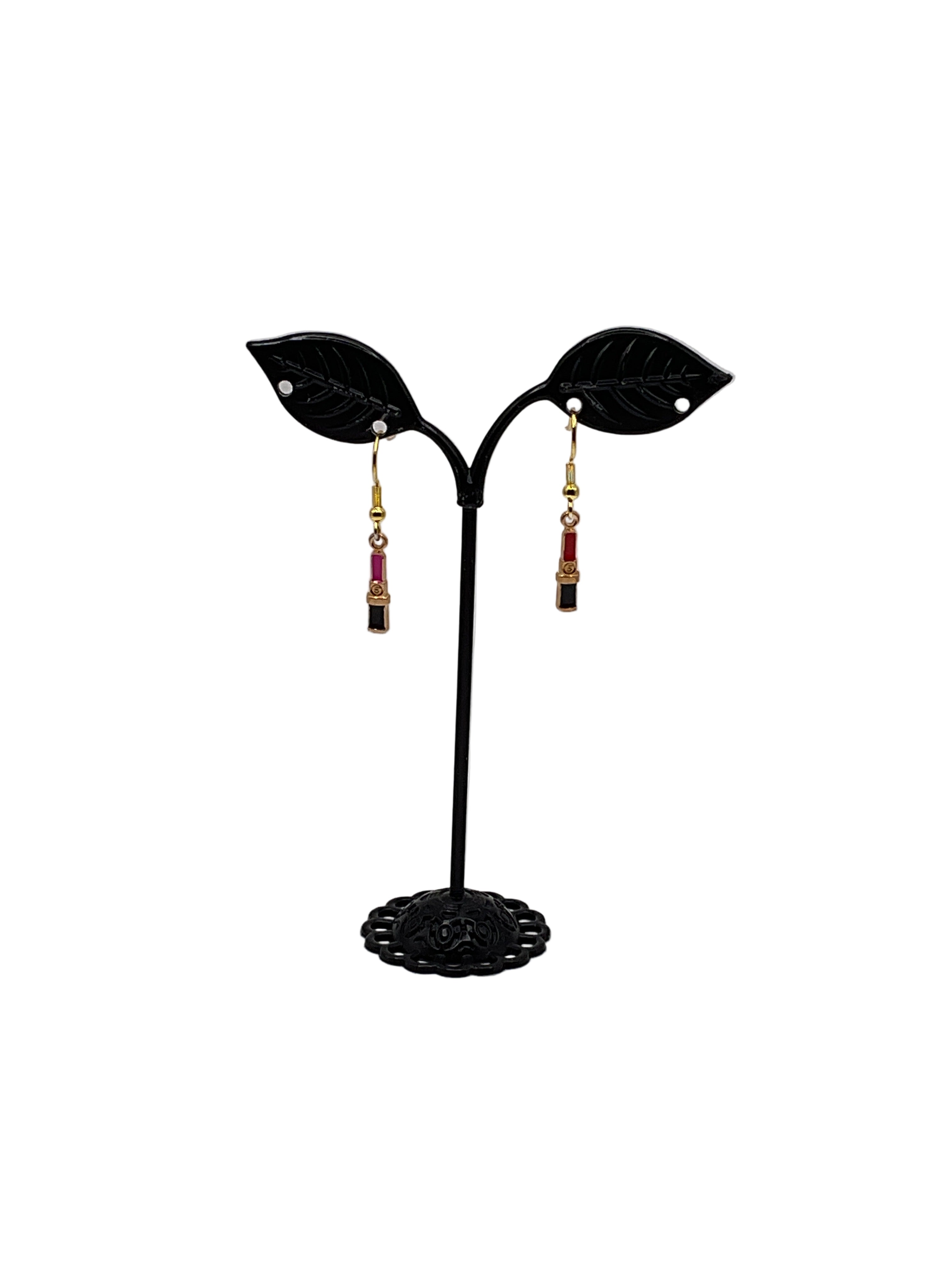Lipstick earrings