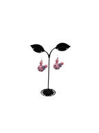 Pink Bunny Earrings