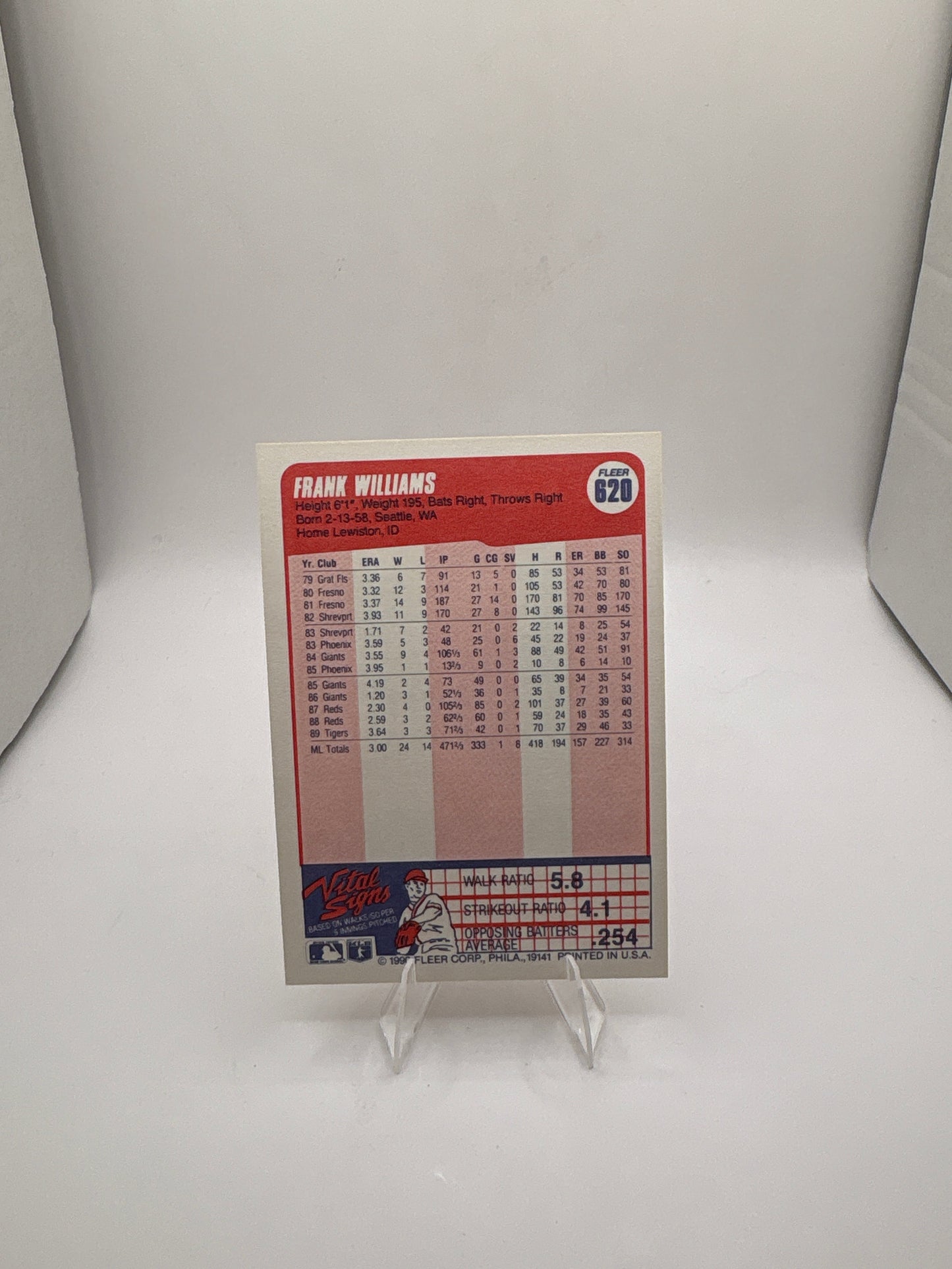 Fleer Frank Williams